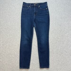 Madewell Jeans Curvy High-Rise Skinny WMNS 28P Blue Med Wash Parisian-Inspired
